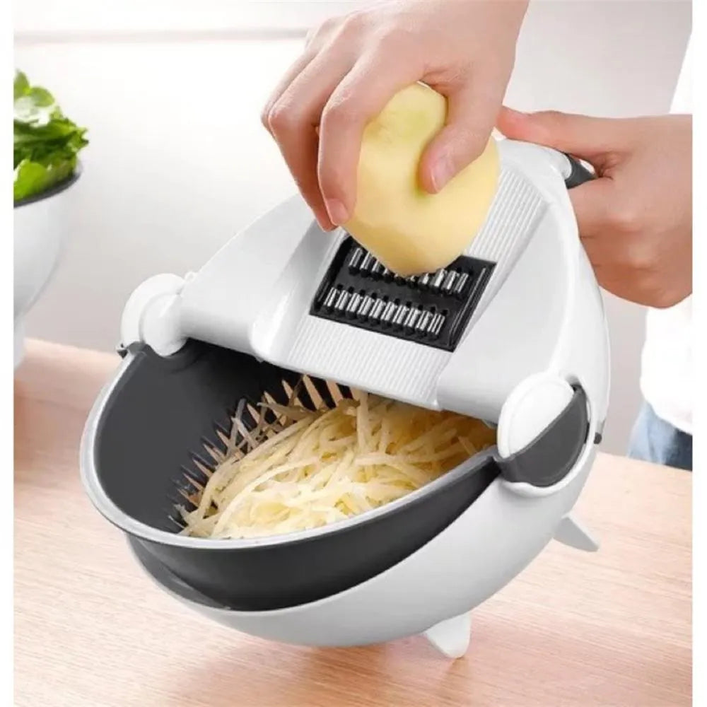 RALLADOR 9 EN 1: Cocina más rápido y sin esfuerzo 🥕✨